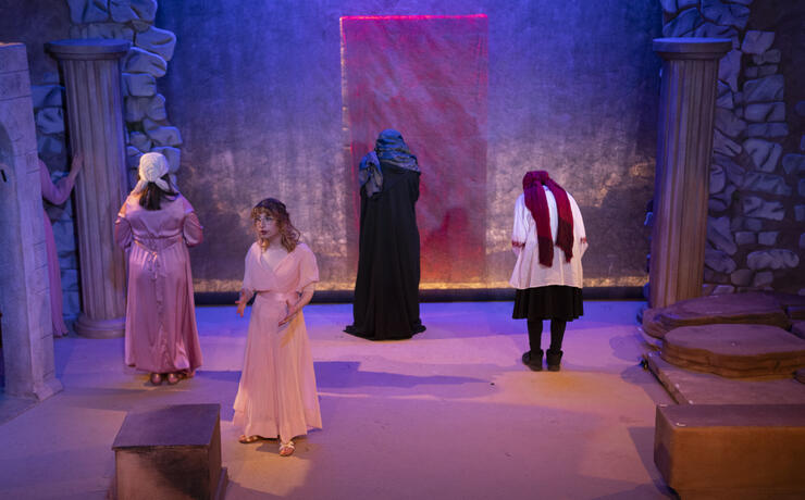 Scene from SCDS production of Journey Through Ruth